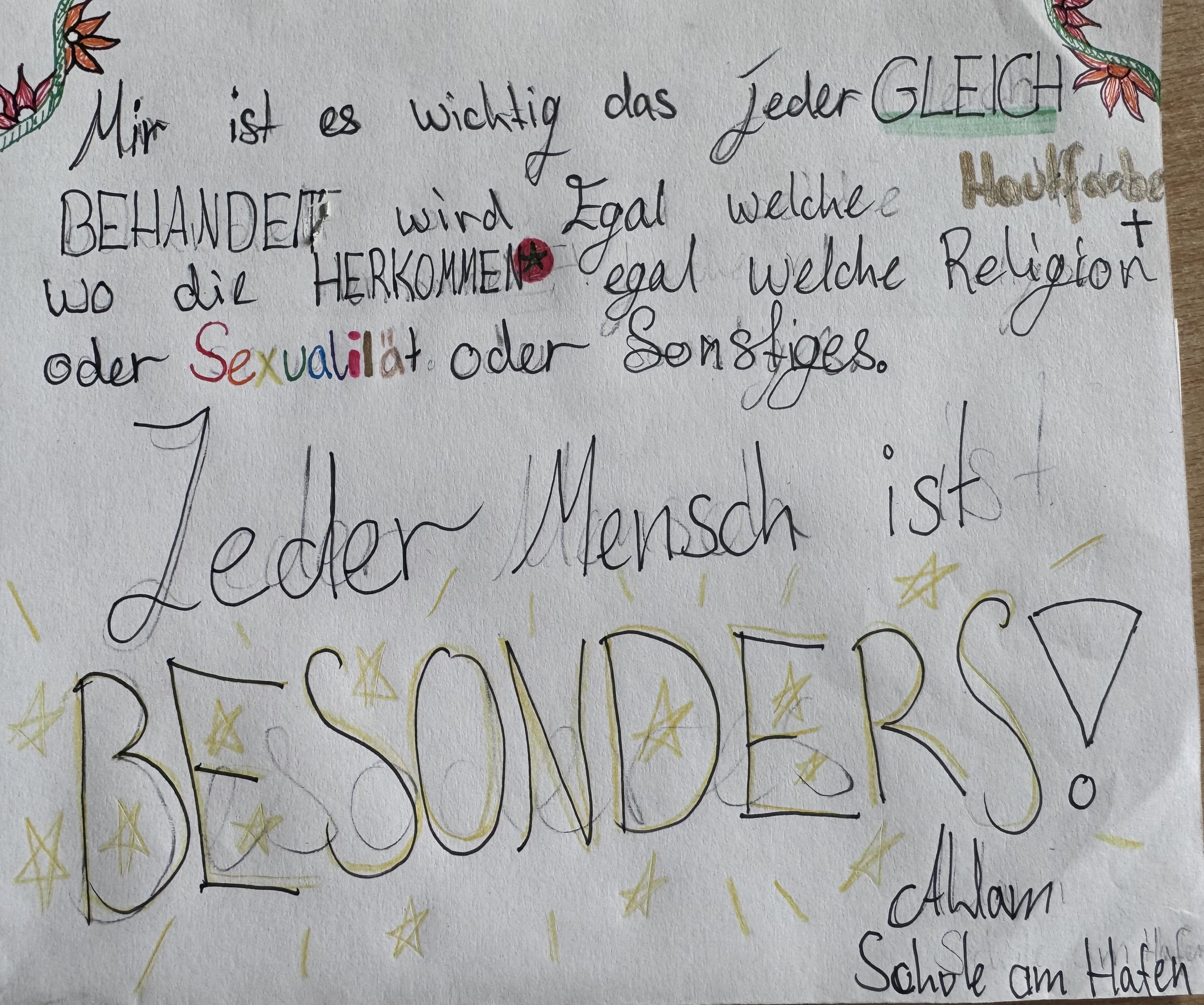 Aussagen zum Grundgesetz Ahlan