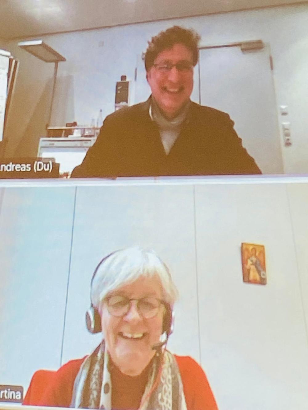 Martina Liebsch war per Videokonferenz aus Berlin zugeschaltet.