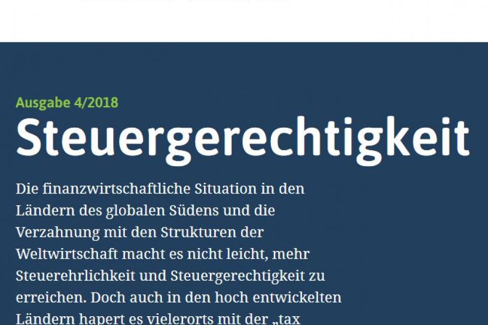 Amosinternational Heft 4/2018 Steuergerechtigkeit