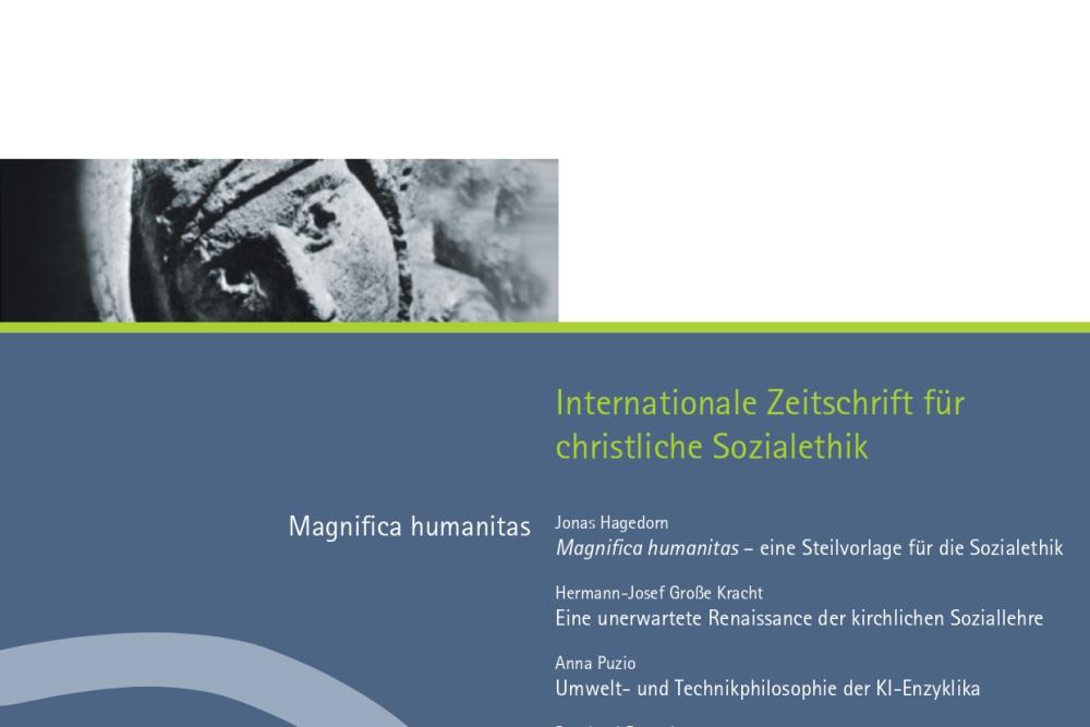 Titelseite Amosinternational Spezial zu Magnifica Humanitas